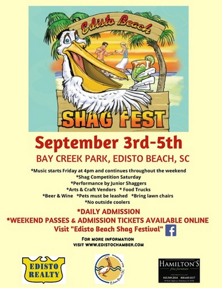Edisto Beach Shag Festival Sep 3, 2021 to Sep 5, 2021 Edisto